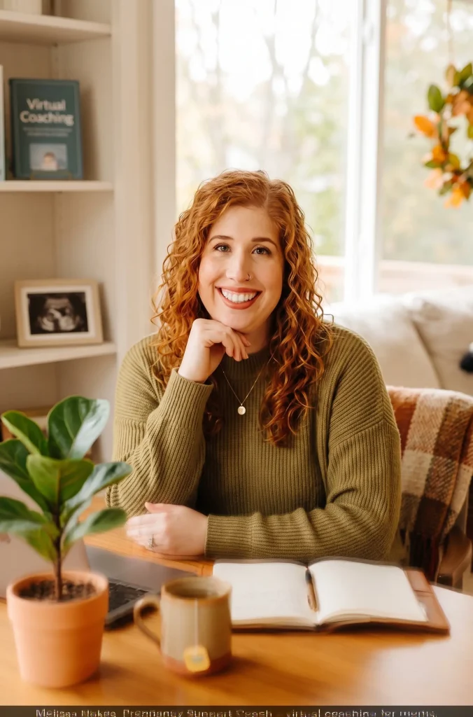 Melissa Nokes, pregnancy support coach — virtual coaching for moms